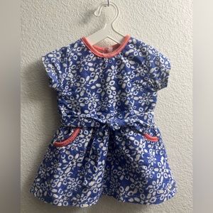 American Girl Corduroy Print Dress